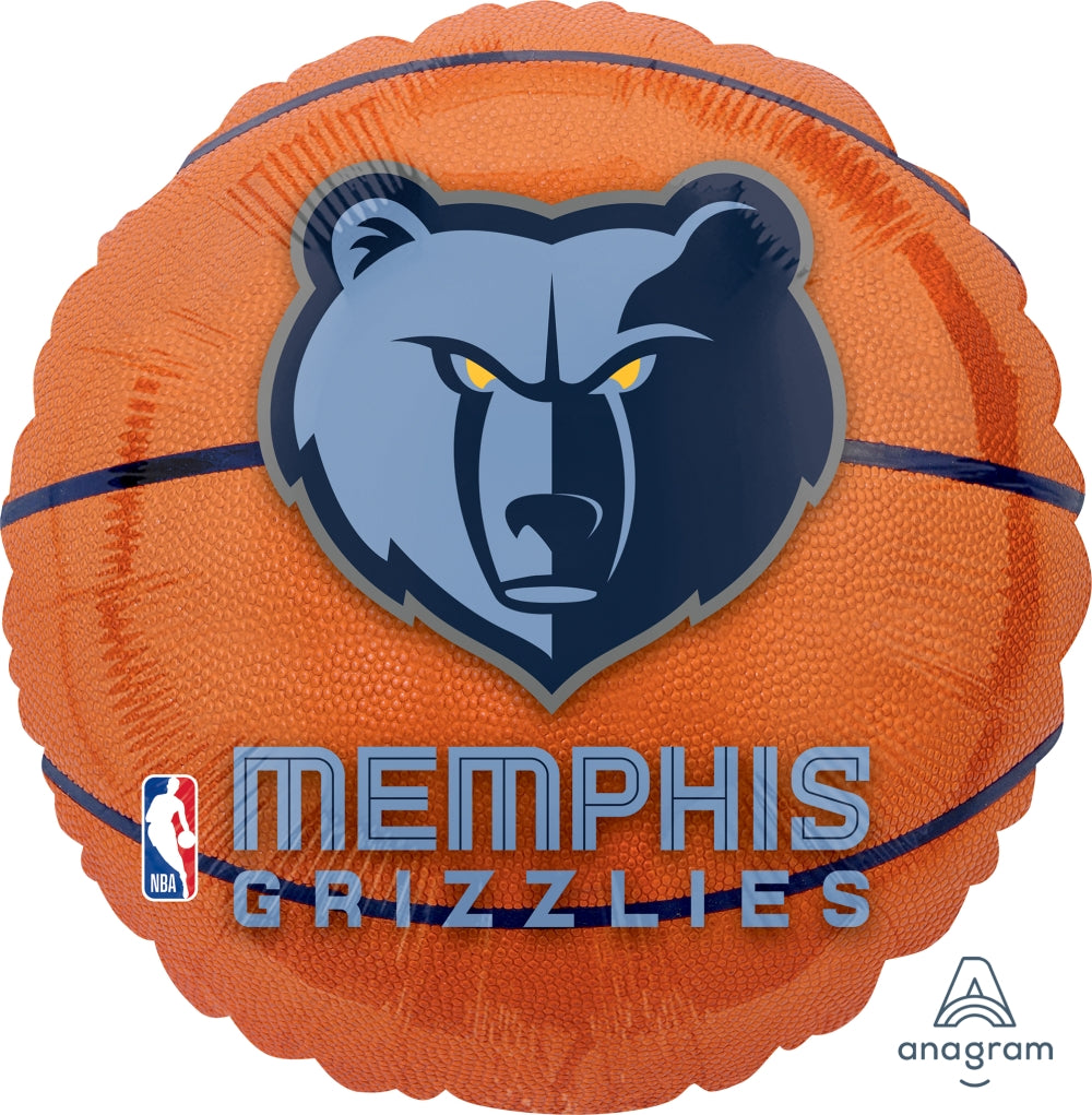 18" Memphis Grizzlies Foil Balloon