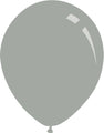 12" Metallic Silver Decomex Latex Balloons (100 Per Bag)