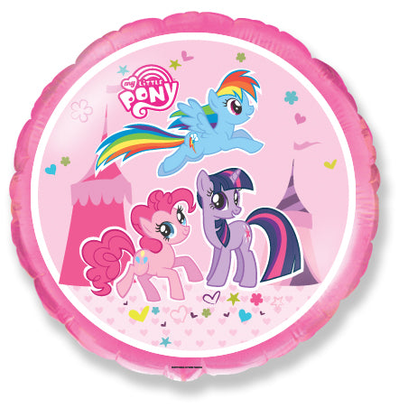 18" My Little Pony Circus Pink Foil Balloon