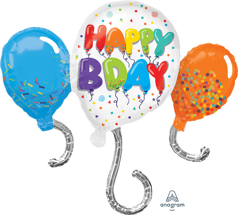 34" Jumbo Birthday Celebration Foil Balloon