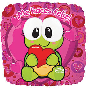 18" Me Haces Feliz Globos Balloon (Spanish)