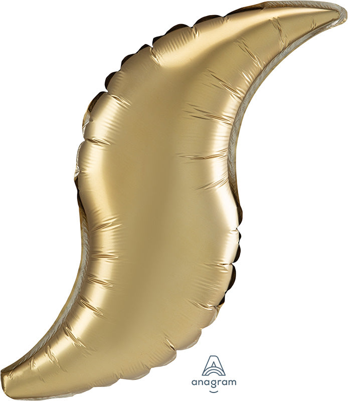 28" Gold Sateen Curve Foil Balloon