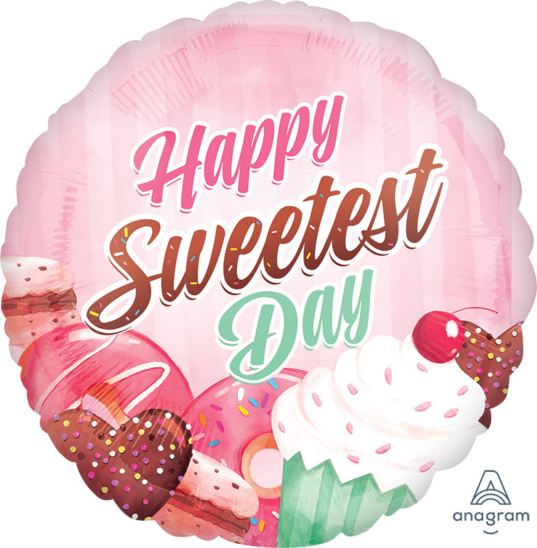 18" Sweetest Day Sweets Foil Balloon