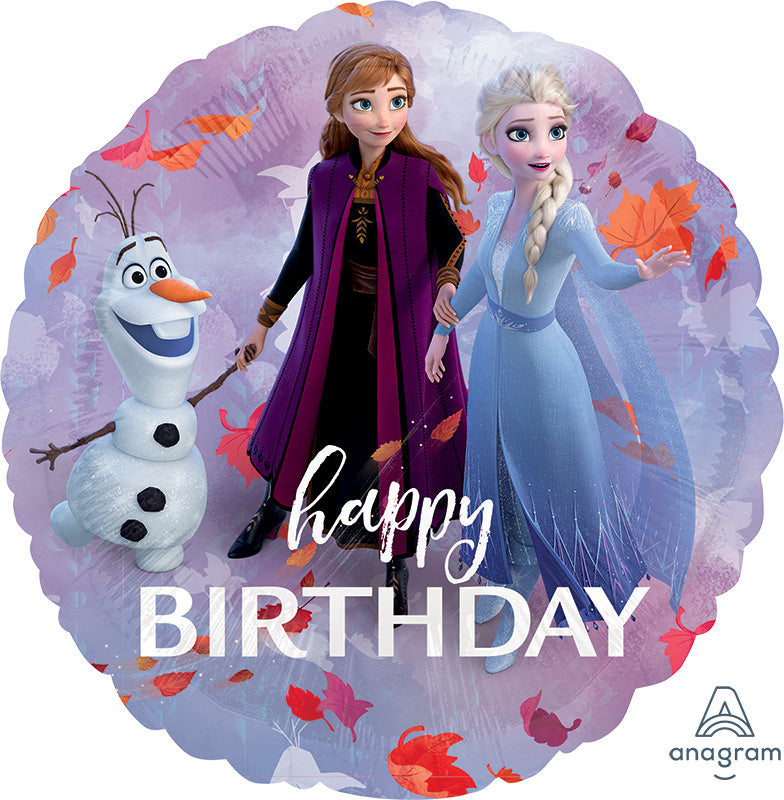 18" Frozen 2 Happy Birthday Foil Balloon