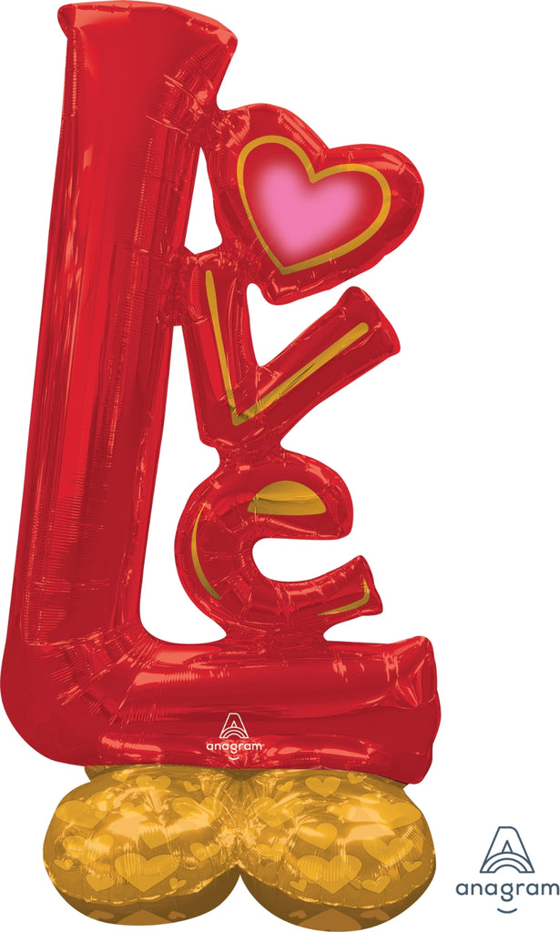 Airfill Only Airloonz Consumer Inflatable Big Love Foil Balloon