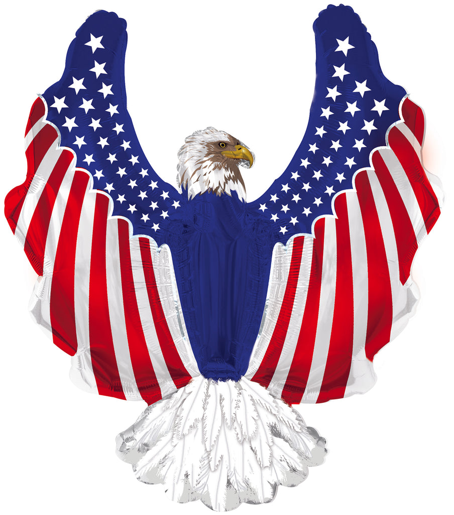 12" Airfill Only Patriotic Eagle Shape-A-Loon Balloon
