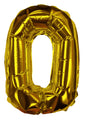 8" Airfill Only Gold #0 Shape Self Sealing Valve Foil Balloon