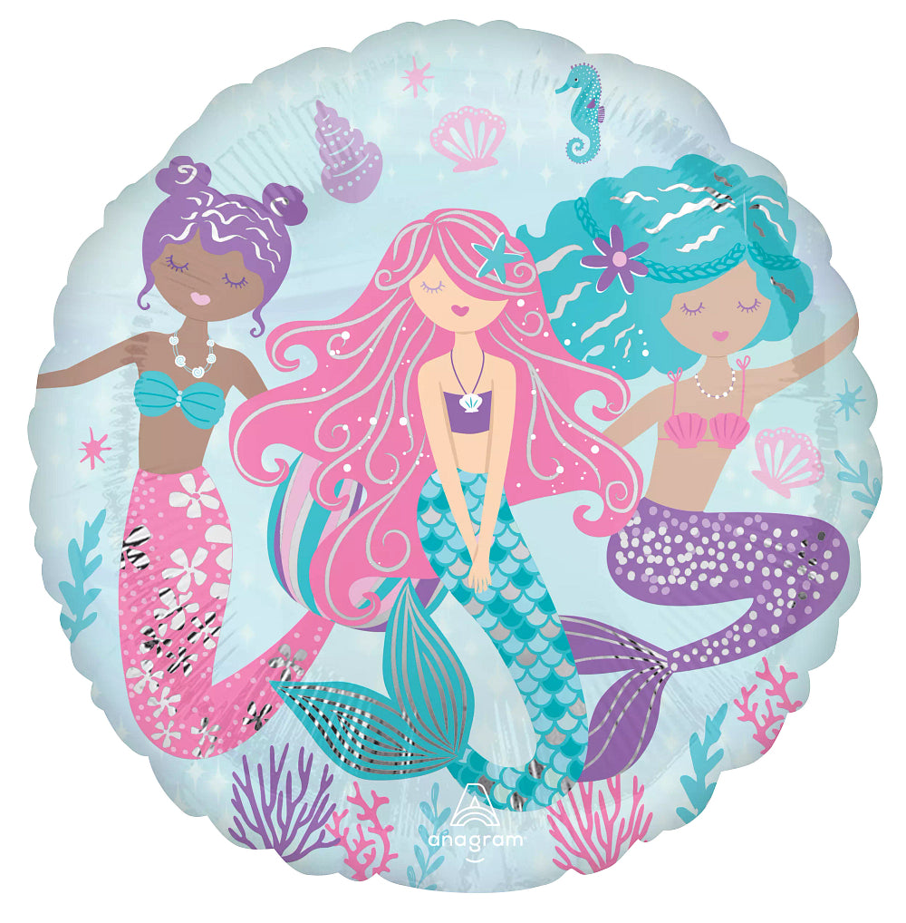18" Shimmering Mermaid Foil Balloon