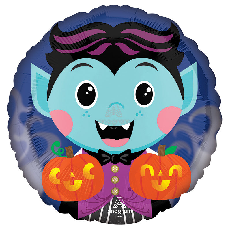 18" Cute Vampire Foil Balloon