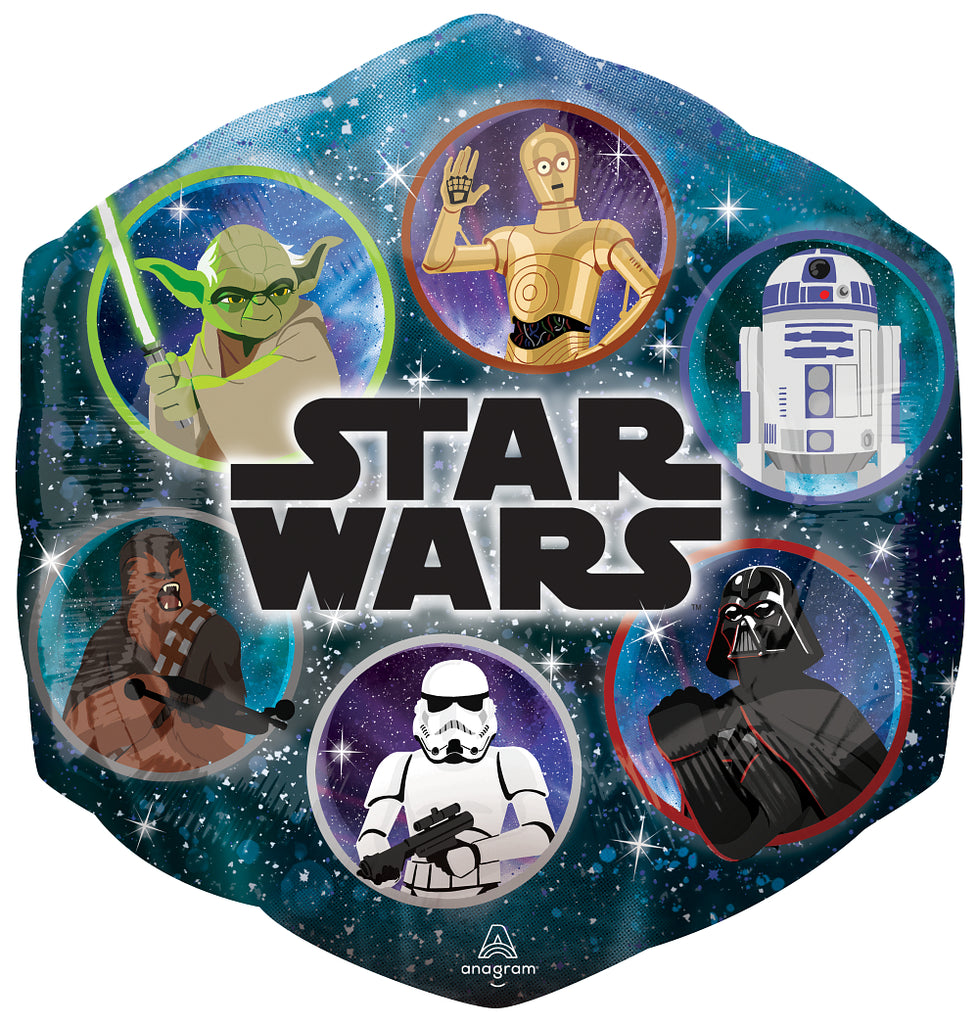 23" SuperShape Star Wars Galaxy Foil Balloon