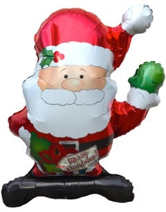 36" Waving Santa Balloon