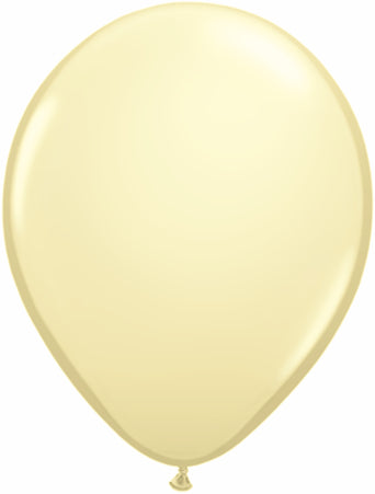 5" Qualatex Latex Balloons IVORY SILK (100 Per Bag)