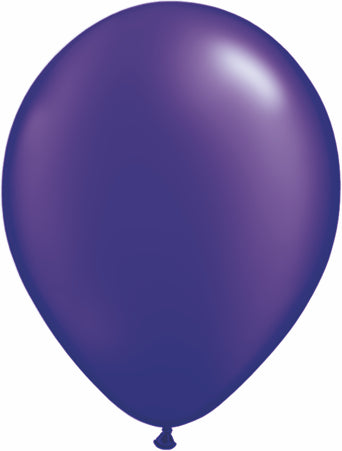 11" Qualatex Latex Balloons (25 Per Bag) Jewel Quartz Purple