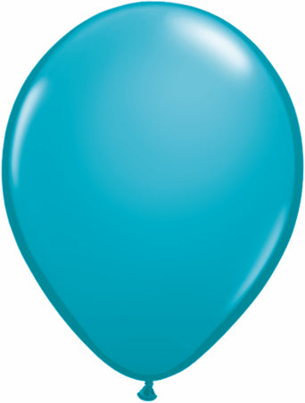 11" Qualatex Latex Balloons (25 Per Bag) Tropical Teal