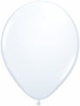 11" Qualatex Latex Balloons WHITE (100 Per Bag)