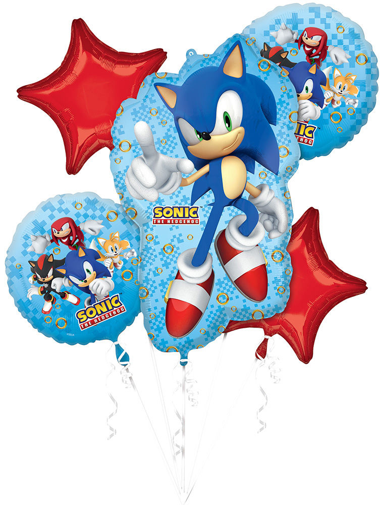 Sonic the Hedgehog 2 Bouquet Foil Balloon