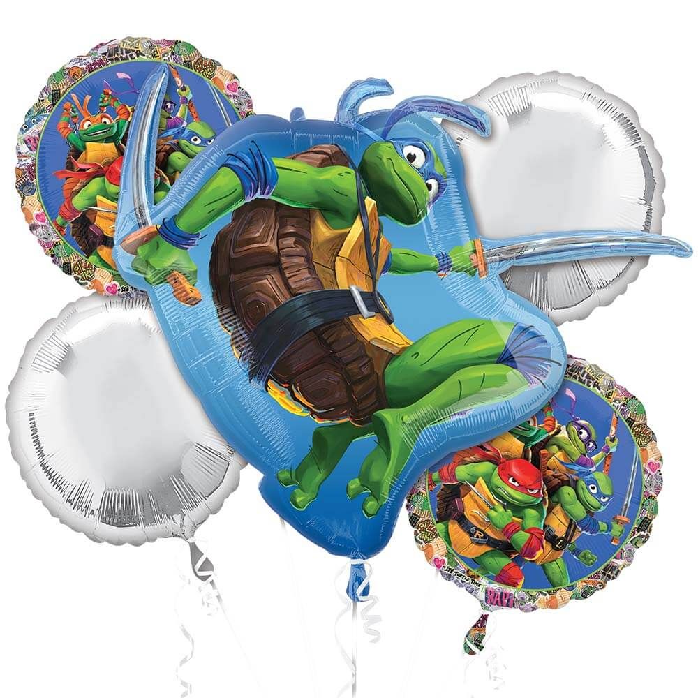 Teenage Mutant Ninja Turtle Foil Balloon Bouquet