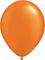 11" Qualatex Latex Balloons Pearl Mandarin Orange(100 Per Bag)