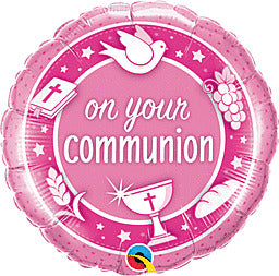 18" On Your Communion Foil Balloon
