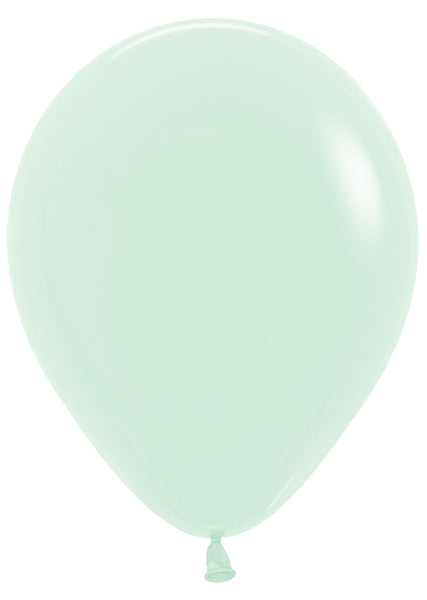 5" Betallatex Pastel Matte Green Latex Balloons (100 Per Bag)
