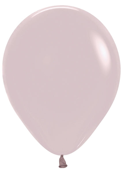 5" Sempertex Latex Balloons (100 Per Bag) Pastel Dusk Rose