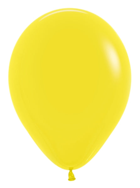 18" Latex Balloons (25 Per Bag) Fashion Yellow Betallatex