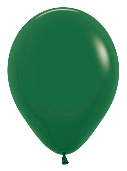 5" Latex Balloons (100 Per Bag) Fashion Forest Green Betallatex