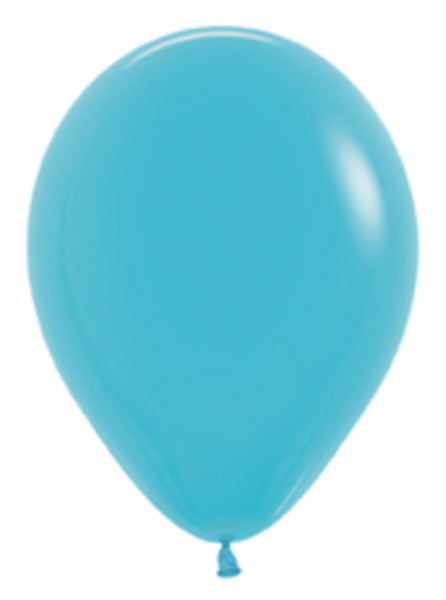 5" Latex Balloons (100 Per Bag) Deluxe Turquoise Blue Betallatex