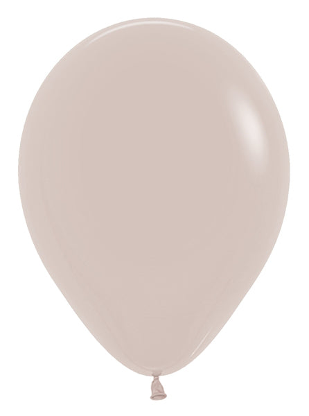 5" Latex Deluxe White Sand Latex Balloons (100 Per Bag)