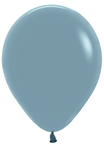 11" Sempertex Latex Balloons (100 Per Bag) Pastel Dusk Blue