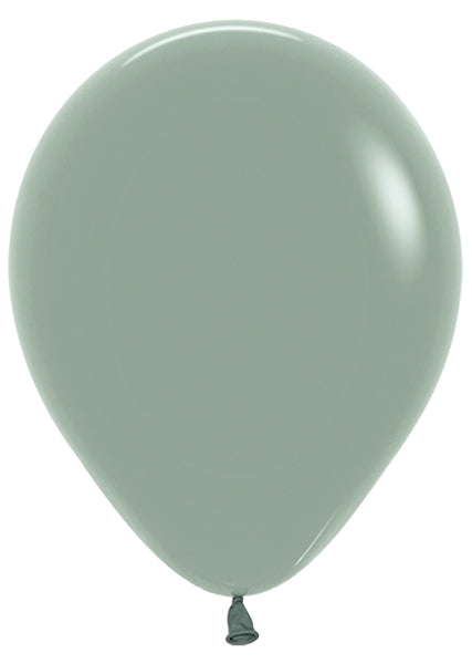 11" Sempertex Latex Balloons (100 Per Bag) Pastel Dusk Laurel Green