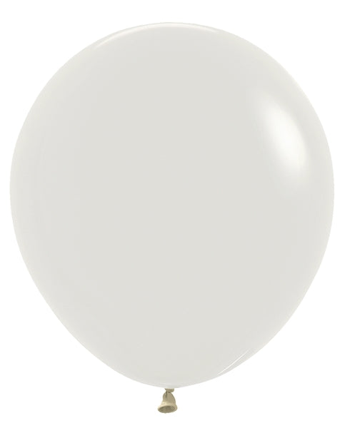 18" Sempertex Latex Balloons (25 Per Bag) Pastel Dusk Cream