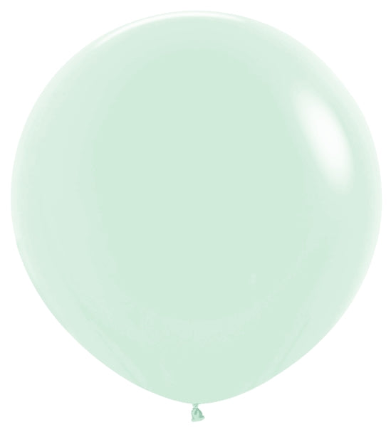 36" Betallatex Pastel Matte Green Latex Balloons (10 Per Bag)