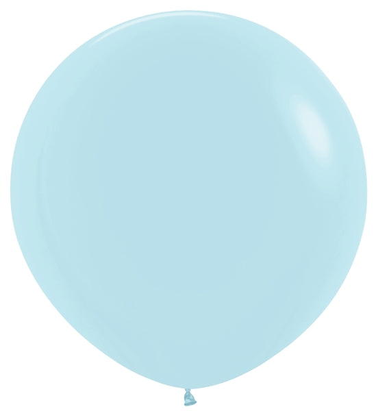 36" Betallatex Pastel Matte Blue Latex Balloons (2 Per Bag)