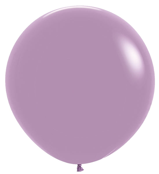 24" Sempertex Latex Balloons (10 Per Bag) Pastel Dusk Lavender