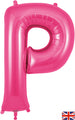 34" Letter P Pink Oaktree Brand Foil Balloon