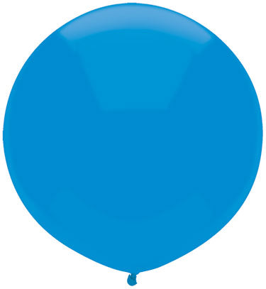 17" Outdoor Display Balloons (72 Per Bag) Bright Blue