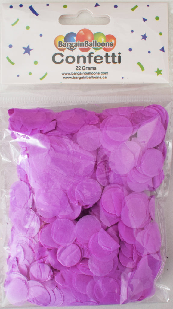 Balloon Confetti Dots 22 Grams Tissue Purple 1.5CM-Round