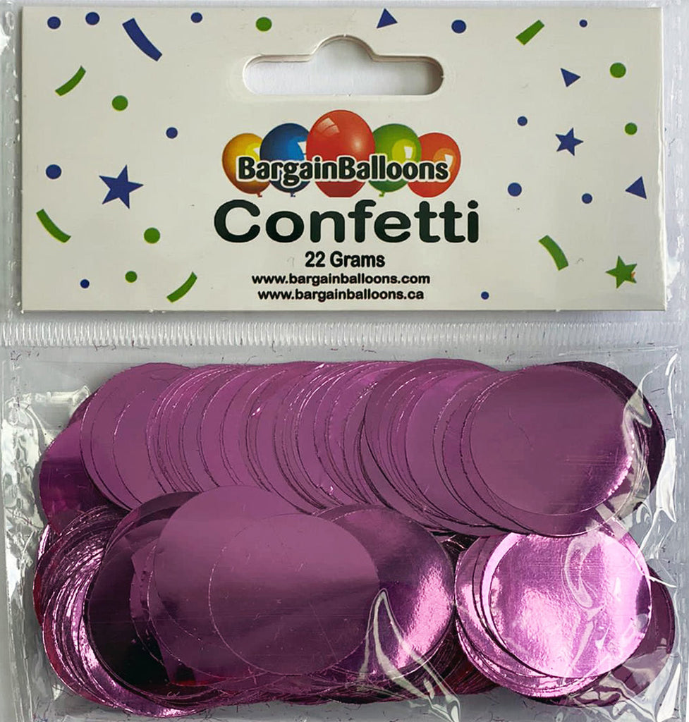 Balloon Confetti Dots 22 Grams Foil Pink 2.5CM-Round