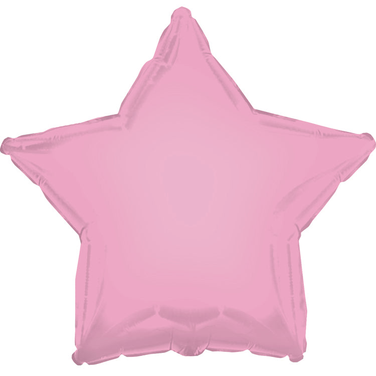 17" Opalescent Pink Star Balloon