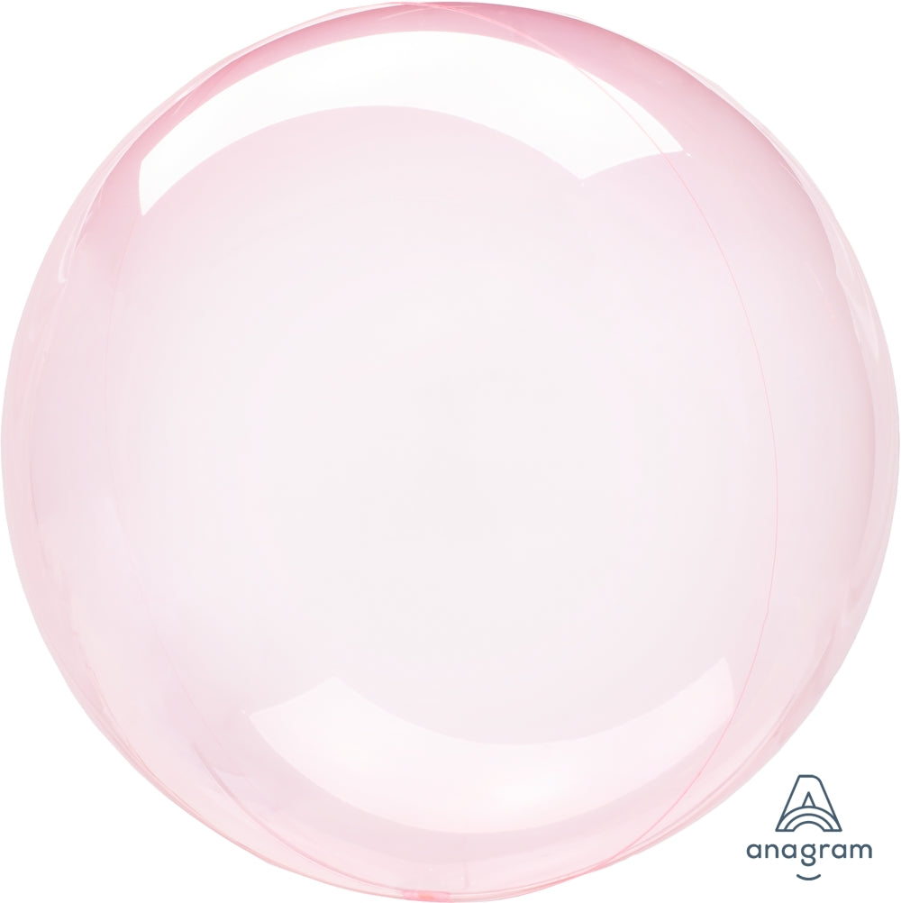 18" Crystal Clearz Dark Pink Balloon