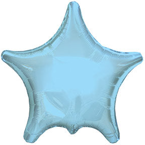 22" Powder Blue Star Balloon