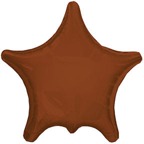 22" Brown Star Balloon
