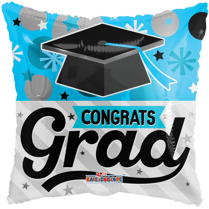 18" Blue Grad Balloon