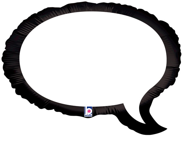 24" Foil Shape Balloon Packaged Speech Bubble