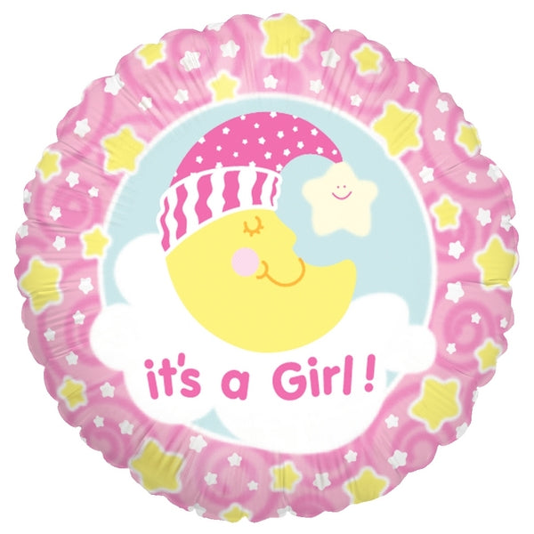 18" Balloon Packaged Slumber Moon Girl