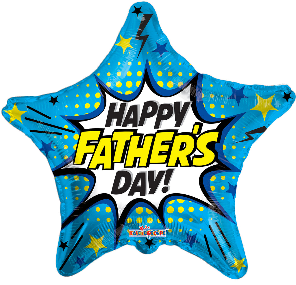 18" Father's Day Burst Foil Balloon