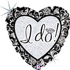18" I Do Wedding Balloon