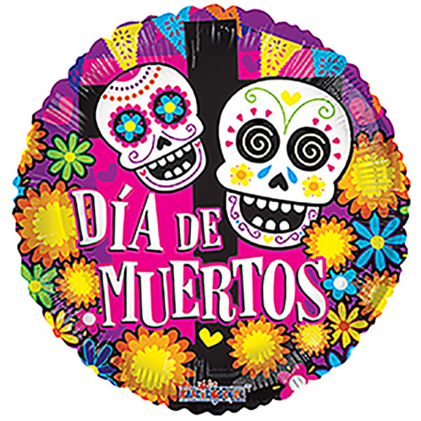 18" Dia De Muertos Balloon (Spanish)