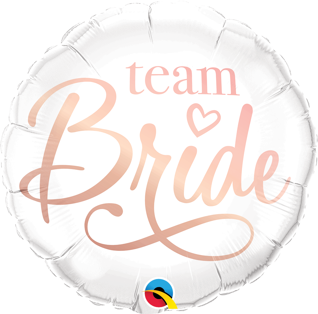 18" Team Bride Foil Balloon